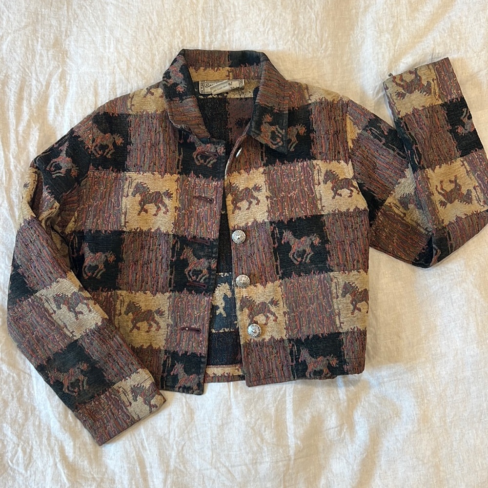 Vintage crop jacket